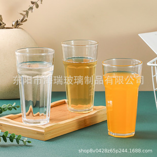 Foreign Trade Export Summer Glass Glass Juice Cup Cross-border Creative Simple Household Water Cup Coke Cup Juice Cup