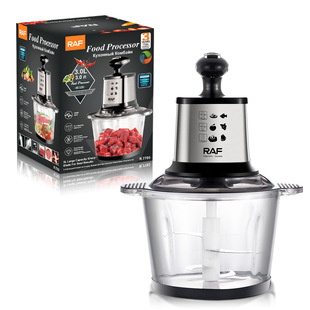 RAF Europe electric meat grinder glass large capacity stuffing grinder garlic machine meat grinder 3L gauge cross-border household