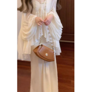 New Chinese Style suit Cool Relaxation Sling dress Collar Top Elegant Two-Piece Dress
