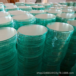 Flashlight Glass Lens, Water Meter Glass, Pressure Gauge Glass, Tempered Glass Screen Printing and Edge Grinding Processing