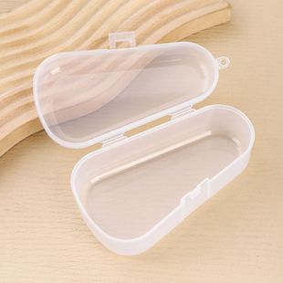 Baby Tooth Gel Storage Box Water Drop Box Transparent Plastic Box Triangle Fruit and Vegetable Music Box Toy Packaging Box Hook
