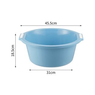 Laundry Basin Washbasin Extra Large Durable Deepened Household Basin Kidsren's Bath Basin Thickeneded Plastic Basin Home Baby Round