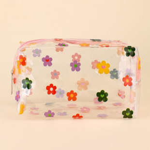 Cross-border Explosive Toiletry Bag Cute Printed PVC Toiletry Bag Large Capacity Cosmetic Bag Travel Storage Bag