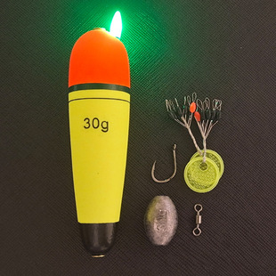 Tiktok-Style Lure Fishing for Grass Carp, Crucian Carp, and Mandarin Fish with Pre-Tied Line Set, Universal Rock Fishing Float, New Model