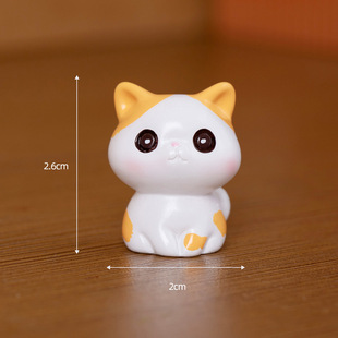 Micro Landscape Ornaments Decorative Resin Crafts Desktop Small Ornaments Cartoon Cute Doll Car Kitten Ornaments