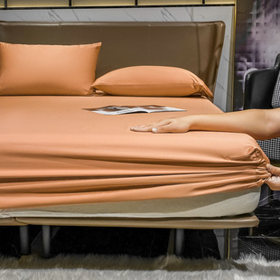 Class A 60 cotton satin bed hat single-piece cotton bedspread long-staple cotton single-double dormitory mattress cover raised