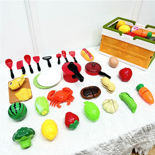 Children's Fruit-cutting Toys Simulated Vegetables Children Peel and Bite Fruits and Vegetables Durian Girls Play Home