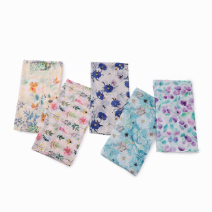 Foreign Trade Cross-border Polyester Printed Scarf Thin Flower Shawl Spring and Summer Large Silk Scarf Fashion hijab Women