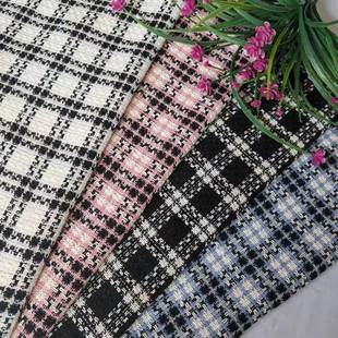 Shaoxing Ke Qiao factory spot coat fashion children's clothing shoes and hats bags autumn and winter small fragrant wind inlaid gold silk plaid