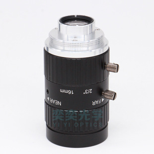 16mmFA Industrial Lens C Interface 1 0k Pixel 2.0/3inch F2.8 No Distortion Vision Camera Lens