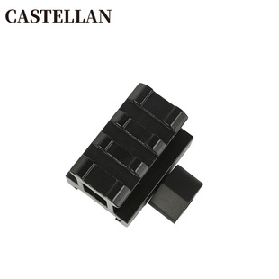 20-turn 20mm bracket guide rail 1-inch height increasing bracket 3-slot height increasing bracket aluminum alloy aiming bracket
