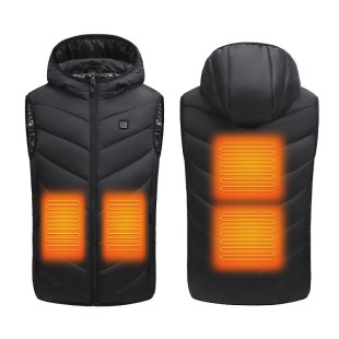 Cross-Border Kidsren's Heating Vest USB Heating 10-Zone Vest Intelligent Constant Temperature Safety Electric Heating Vest Warm Vest