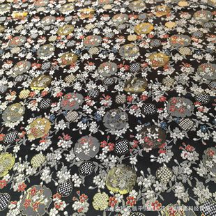 150 дверей японского стиля из бамбукового бамбука Cheongsam ткань имитация Yunjin детская одежда ткань шелковая атласная ткань