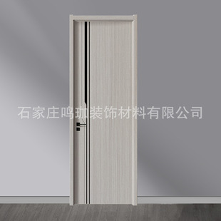 Light Luxury Modern Simple High-end Household Eco-friendly pet Solid Wood cpl Carbon Crystal Carbon Fiber Bedroom Wooden Door Room Interior Door