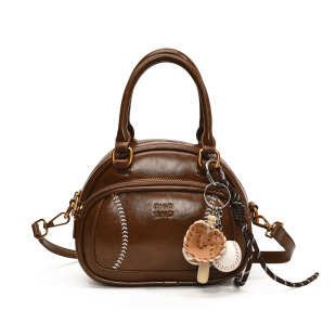 Nanfeng Same Style Baseball Diary Pillow Bag Crossbody Bag Women's All-match Handbag for Work Small Handbag Shoulder Crossbody Bag