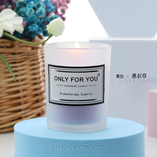 Free Shipping Cross-border Glass Birthday Aromatherapy Candle Lamp Holder Soybean Wax Bridal Accessories Candy Box Hand Gift Fragrance