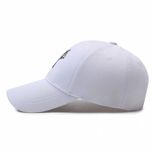 Spring outdoor sunshade curved eaves duck tongue hat sunscreen hard top tree embroidery adjustable baseball cap cross-border foreign trade