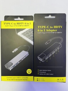 Amazon hot selling TypeC HUB pd fast charging network card rj45 card reader notebook docking station expander