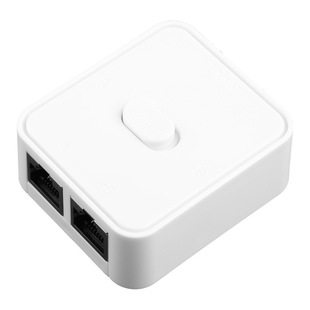 Гигабитный сетевой коммутатор RJ45 бессиловой сетевой проводник Пассивное переключение внутренней и внешней сети черно-белое
