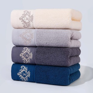 Towel Cotton Class A Wholesale Household Adult Thickened high quality Embroidery Astronaut Absorbent Cotton Towel Wholesale