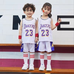 Children's Bucks No.34 76ers No.25 Jersey Primary and Secondary School Students suit Competition Training Basketball Uniform Kindergarten Summer