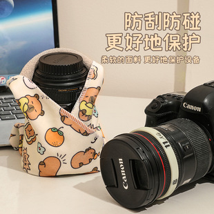 Magic Cloth Pop Cloth P Person Cosmetic Bag Camera Wrap Cat Cloth Printed Self-adhesive Folding Cloth Self-adhesive Lazy Bag