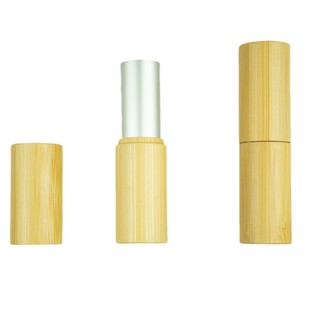 Bamboo lipstick tube