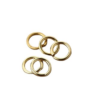 Brass opening small ring fittings keychain copper fittings multi-purpose opening small ring brass plated copper fittings wholesale