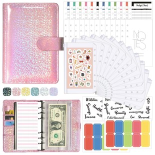 Spot Amazon Cross-border Creative Hand Book a6 Macaron Gypsophila Trend Binder Star Point Hand Book