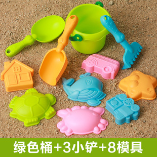 Children's Seaside Shovel Sand Digging Internet Popular Tool suit Baby's Beach Small Toy Water Soft Glue Home Outdoor