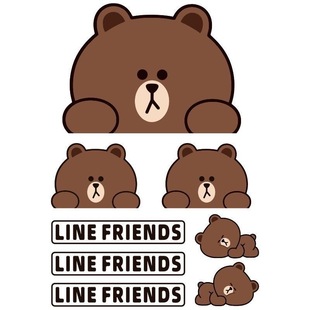 Bear Electric Car Sticker Creative Waterproof Mavericks Yadi Helmet Sticker Cover Scratch Decorative Personalized Car Sticker
