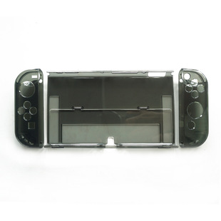 Split flip Crystal protective shell transparent PC hard thin window suitable for Nintendo game machine switch OLED