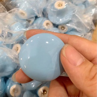 Wholesale Ceramic Handle Colorful Single Hole Mushroom Ceramic Handle Modern Simple Wardrobe Drawer Large Round All Match