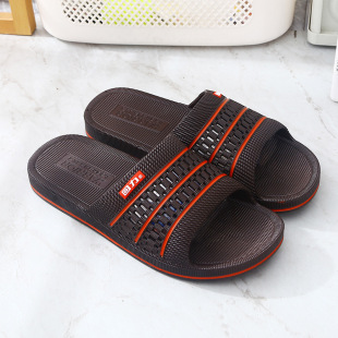 Huili 3523 slippers men PVC slippers home bathroom bath non-slip hotel mute slippers wholesale