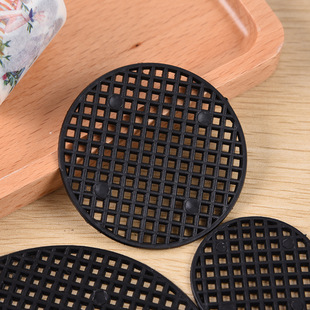 Flower pot bottom hole soil round plastic gasket ceramic gardening flower pot pad bottom insect-proof breathable mesh plastic wholesale