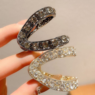 High ponytail fixed back head small size clip women's black hair clip new ponytail clip hair clip headdress hair clip