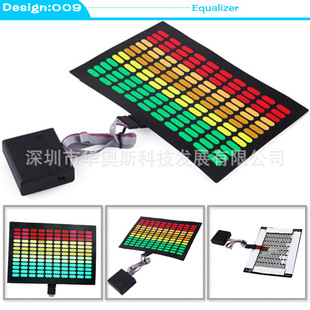SOURCE factory price supply luminous music T-shirt Flash T-shirt DJT shirt voice control clothes TikTok luminous personalized clothes
