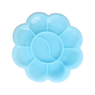 Children's small plum blossom palette mini 8.5cm pigment palette acrylic gouache pen wholesale