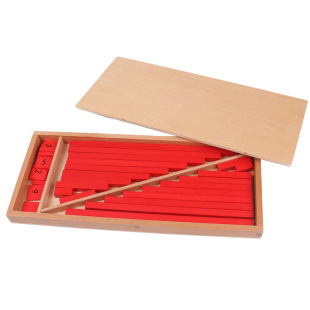 Montessori Math Teaching Aid Little Red Blue Number Stick Montessori Kindergarten Educational Early Education Digital Toy