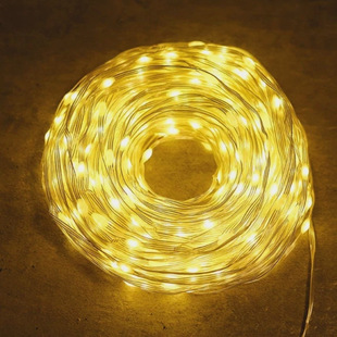 Led solar leather string light festival decorative light waterproof baby's baby's eye star light string courtyard atmosphere decorative light belt