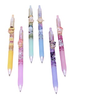 3348 Sanrio Metal Patch Automatic Pencil Egg Party Press Activity Pen Student Special Writing Painting