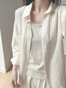 Chanel Style Sunscreen Shirt Women's Summer 2024 New French Loose Top Design Sense Elegant Long-sleeved Niche Shirt