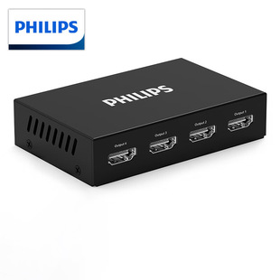 Philips (PHILIPS)HDMI2.0 Диспенсер четыре очка 4K60Hz1 в 4 из HD видео разделитель экрана