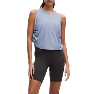 Cross-border Loose Casual Yoga Vest Women's Drawstring Sleeveless Sports Blouse Running Training Outer Wear Thin Fitness Clothes