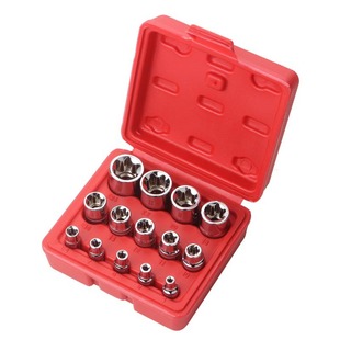 Cross-border factory 14-piece set 19 and 34PC pattern e sleeve screwster batch head pressure batch head auto repair tool combination suit