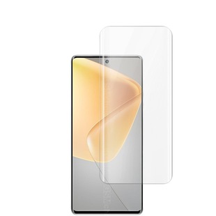 Применимо для Infinix Hot50 Pro изогнутой закаленной пленки HD высокой высокой алюминиевой цельнопленкой с клеем УФ-стекла