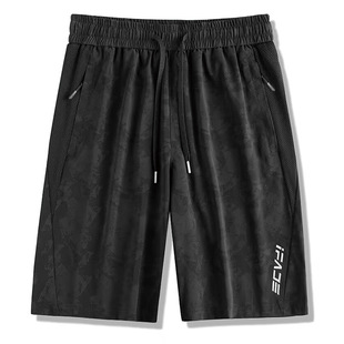 Summer sports shorts men's running fitness casual pants thin quick-drying loose plus size men's shorts wholesale