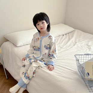 Spring New Baby Sleeping Bag Spring and Autumn Pure Cotton Baby Sleeping Bag Children's Leg Anti-kick Quilt Artifact Universal for All Seasons