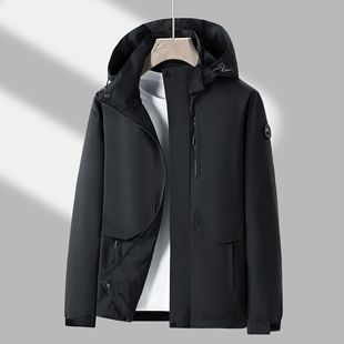 Charge Jacket Men's Top Spring and Autumn New Outdoor Sports Casual Waterproof Mountaineering Suit Zipper Couple's Single Jacket