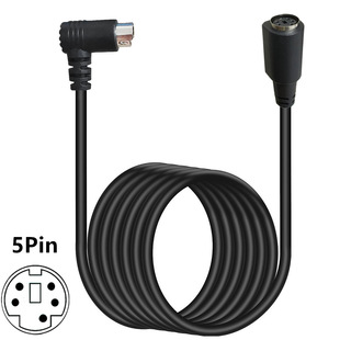 5PIN5 Core S-клеммы самцы mini DIN-кабель S-Video клеммы 5p din изогнутые аудио видео колена AV-кабель